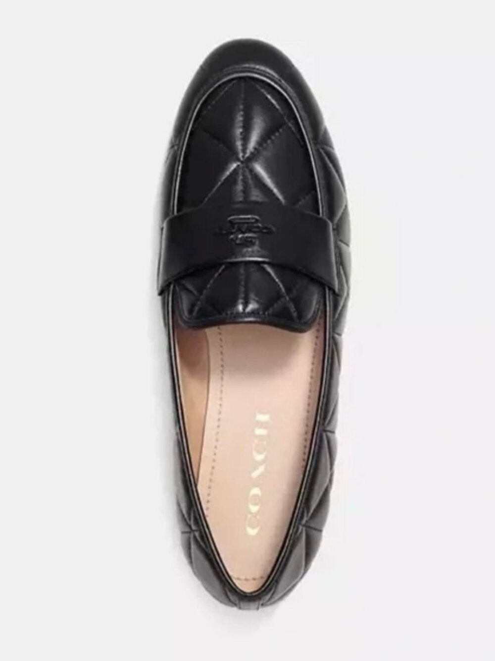 Coach Black Leather Loafer Like New Worn Once Size 8.5 (39) - Picture 2 of 10